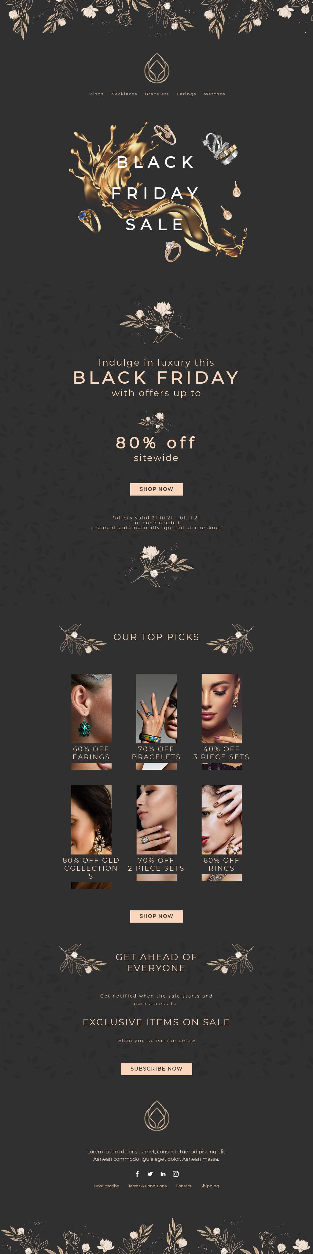 Black Friday email template