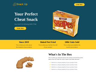 E-Book Landing Page template preview