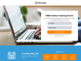 Lead Magnet Landing Page template preview
